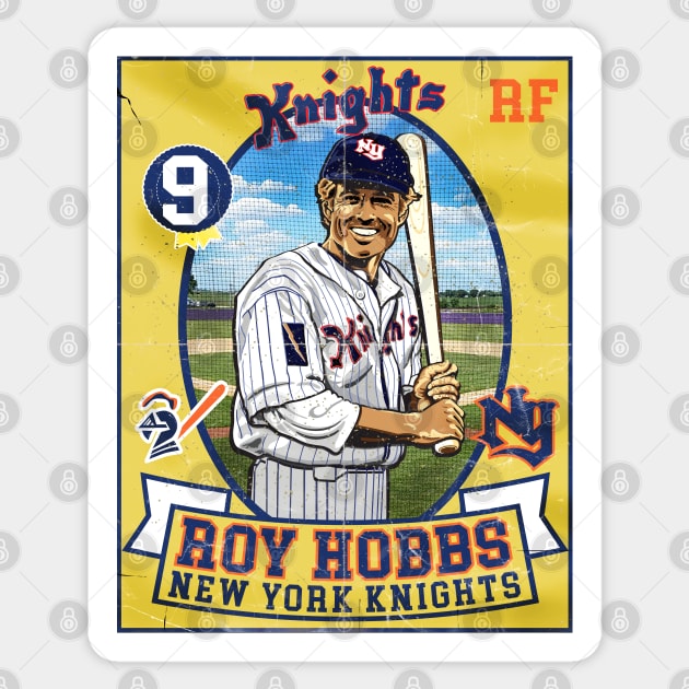 Roy Hobbs Trading Card Sticker by Alema Art